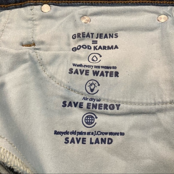 J CREW Sz  32 Curvy Toothpick Medium Wash Jeans - Picture 13 of 13